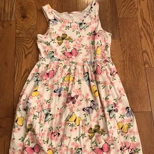 H&M knit butterfly and floral print dress